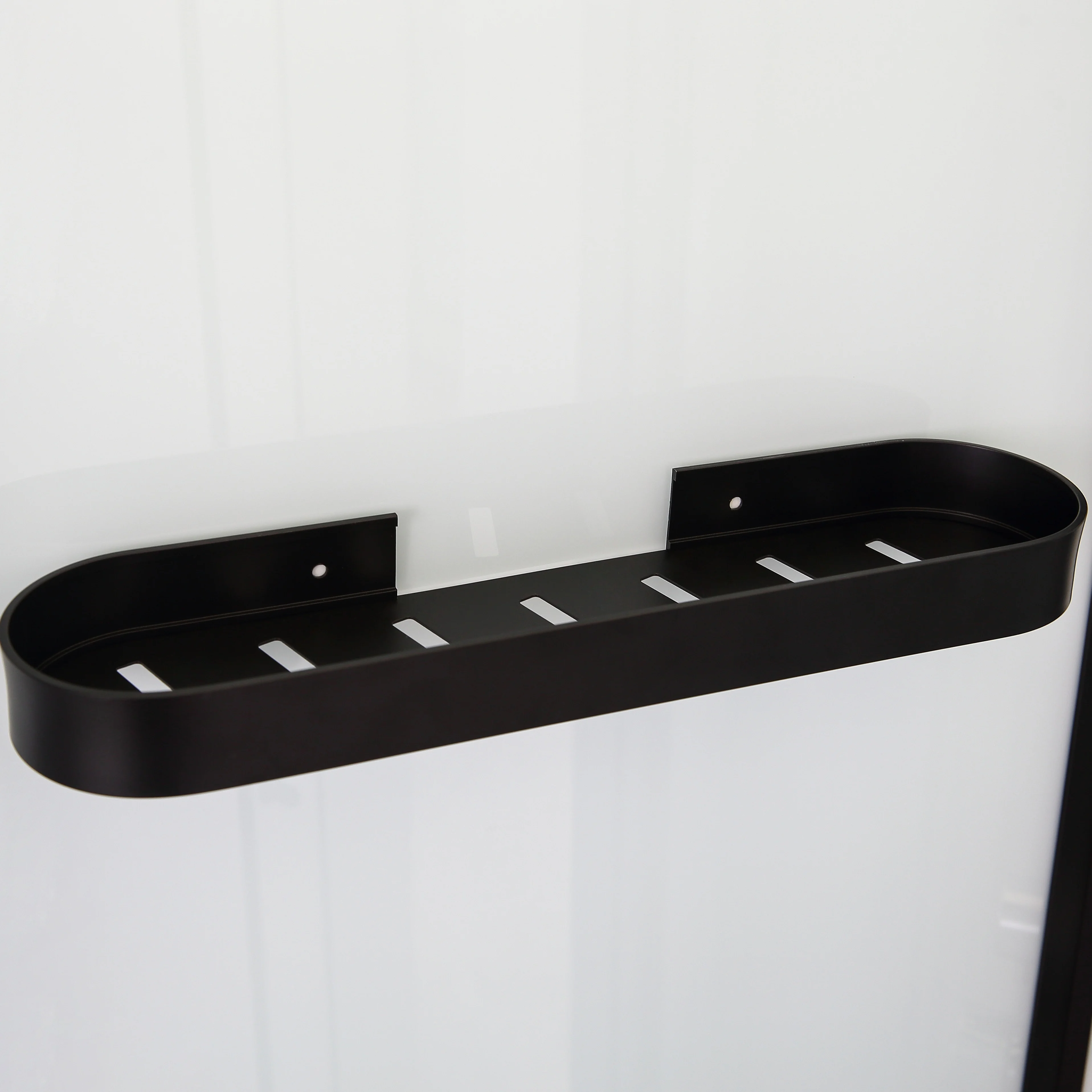 Easy fit fast installation bath shower cubicle enclosure black sliding shower cabin with 15cm ABS tray