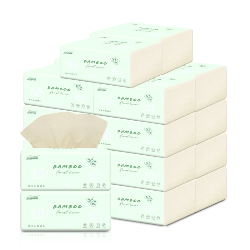 Eco-friendly Bamboo Tissue Virgin Pulp Tissue Facial Newest Design Luxury Tissues