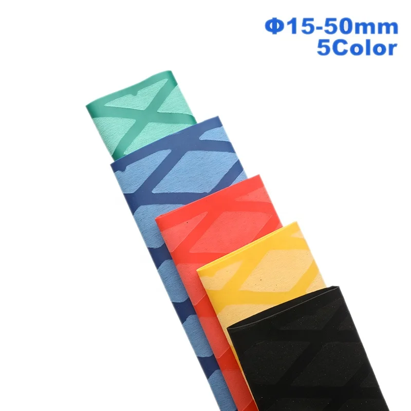 Anti-slip Heat shrink tube colorful skid proof tube non slip tube for fishing rod