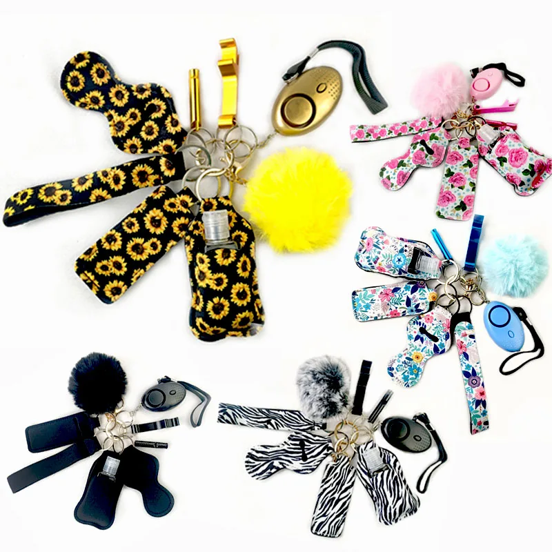 NY Lanyard Wristlet Self Defense Keychain Set Amazon Hot Sale Cute Personal Safety