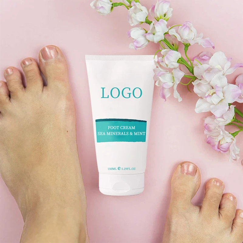 100% Natural Foot Cream Sulfate-free Moisturizing & Smoothing and Hyaluronic acid & Mint Foot Cream Lightening Creams