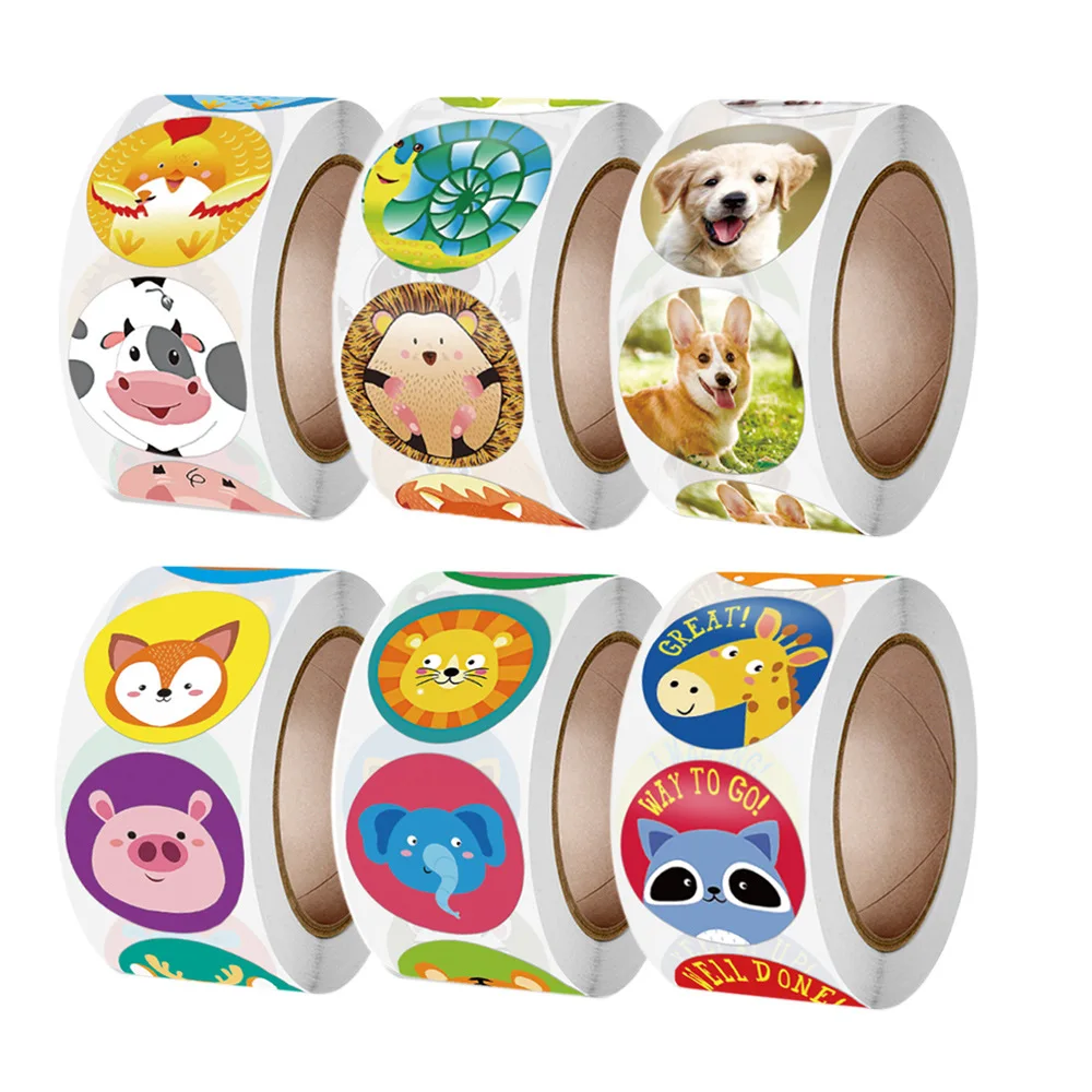 Customised Children Snacks High Quality Food Package Seal Label Roll Adhesive Sticker