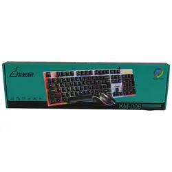 JINMS KM006 Wired Keyboard and Mouse Set RGB Gaming Keyboard and Mouse Combo for Gaming Office