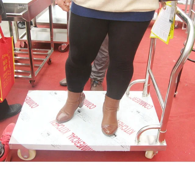 Removable Metal Storage Foldable Hand Cart / Dolly Truck for Medical Supplies Transport