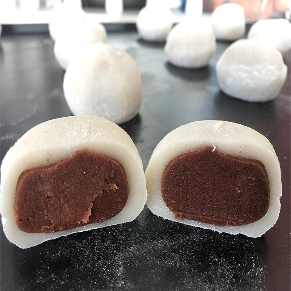 Hanjue Full Automatic High Speed Sweet Japanese Rice Cake Daifuku Mochi Ice Cream Making Machine