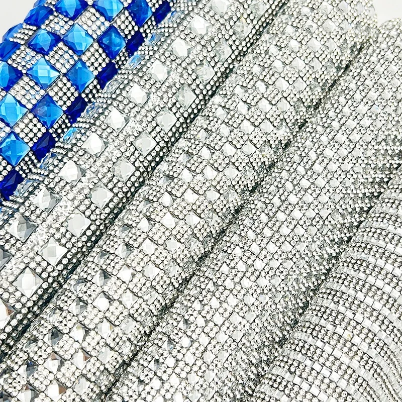 Rhinestone sheets Self-Adhesive Drill Strip Rhinestone Stickers Jewelry Car Glass Stickers Adhesive Drill