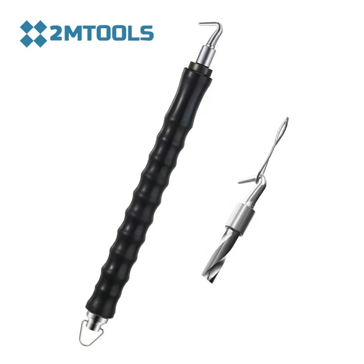 Angle curved bent hook concrete Semi-automatic Rebar Wire Twister wire tie hook Tool with rubber handle
