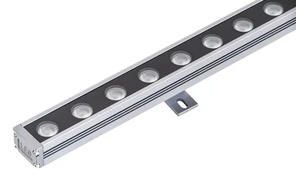 RGBW customized led linear wall washer light dimmable DMX RDM control IP65 waterproof exterior architecture facade lighting
