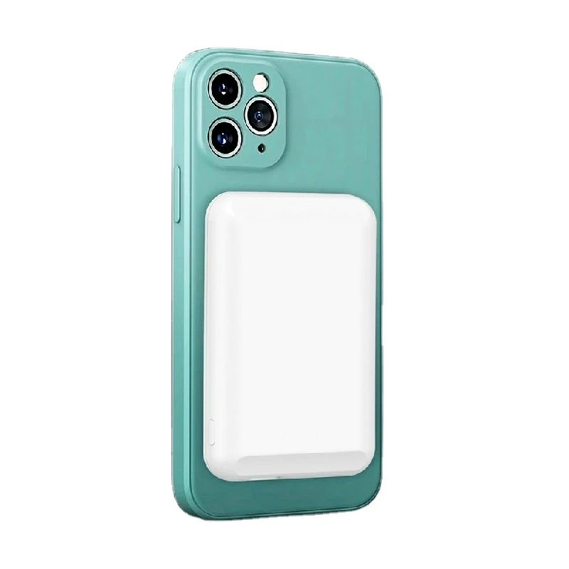 2021 New OEM 5000mah Magnetic Portable Wireless Mini Mobile Power Bank Mobile Charger
