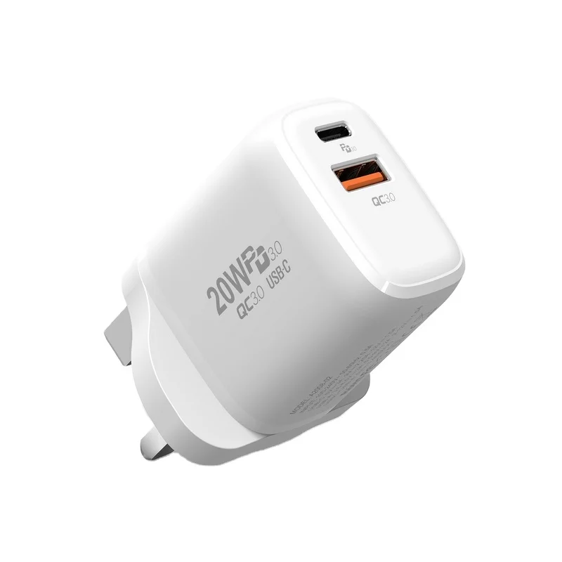 mini portable travel uk plug pd 20w usb type c fast wall charger adapte pd charger for iphone 13 14 charger mobile phone