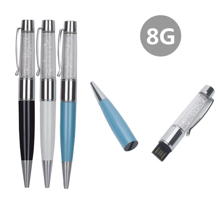 business advertising gift Diamond Pen USB flash Drive memory sticks with phone touched stylus for promotions gifts giveaways