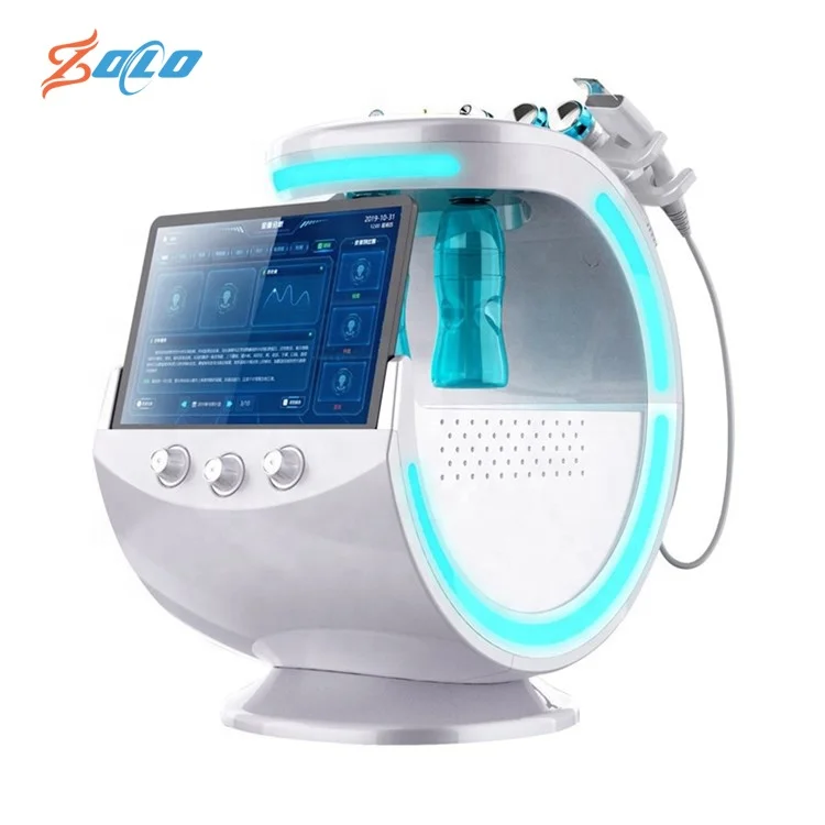 2022 7 in 1 Aqua Peel Oxygen Skin Analyzer Hydro Dermabrasion Hydrofacials Hydra Hydrodermabrasion Hydrafaci Facial Machine