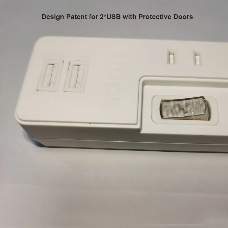 JP Standard Household AC Outlet Surge Protector 100-240V 4 6 Outlet Plug Power Strip Bar Cord Electrical Extension Socket