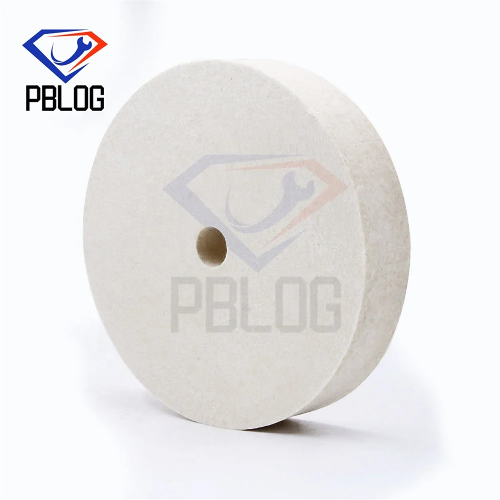 High Quality And Long Life Glass Slate Edge Polishing Wheel Pure Wool Spiral Felt