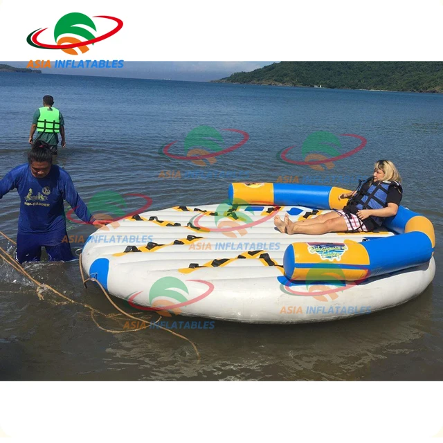 Low MOQ water sports inflatable water tube towable adult water towables