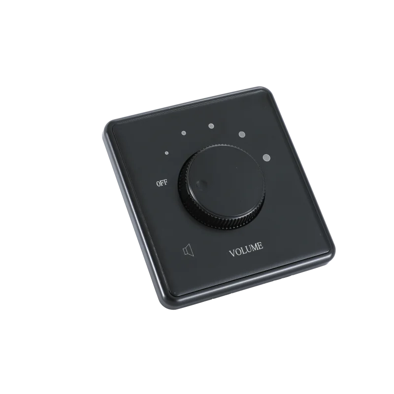 PA Audio Rotary Volume Control Switches For Public Address School Office Classroom In-Wall Stereo Loudness Controller Panel