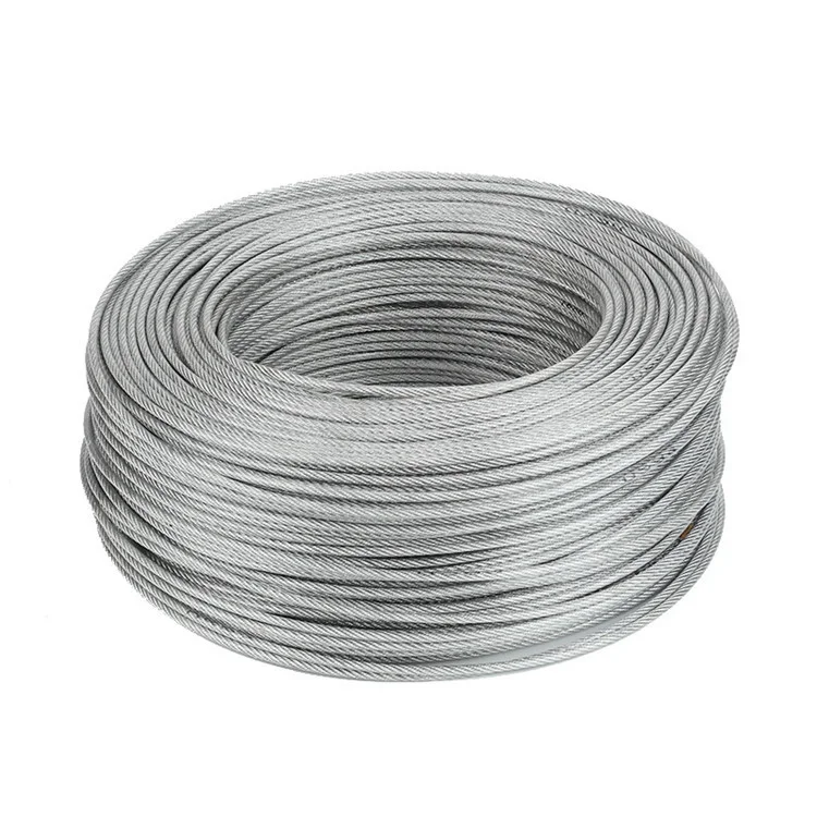 Customized Galvanized Steel Wire Rope Galvanized Anti-Twist Braided Wire Rope Electro Galvanized Steel Wire Rope
