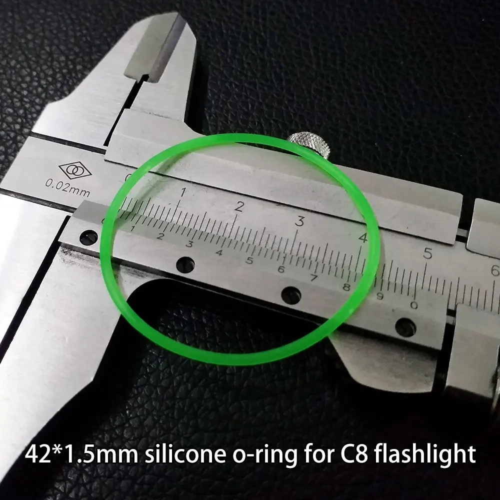42*1.5mm Silicone  O-ring for  the Head of C8 /C8+ Flashlight