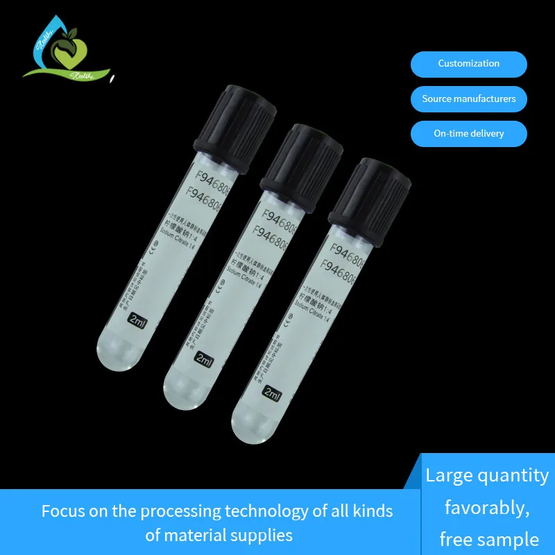 ESR Tube Test Sample Collection  PET/GLASS Material Medical Use Blood Collection Tube
