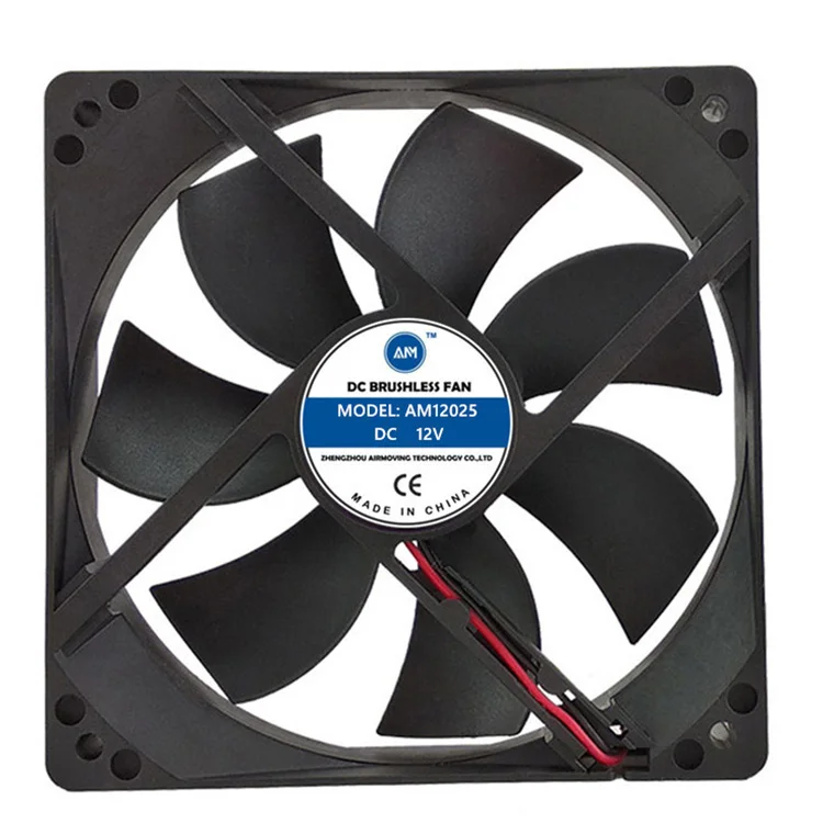2022 Hot Sale 120x120x25mm 12025 High Airflow Quiet Fan 12v 24v DC Brushless Fan
