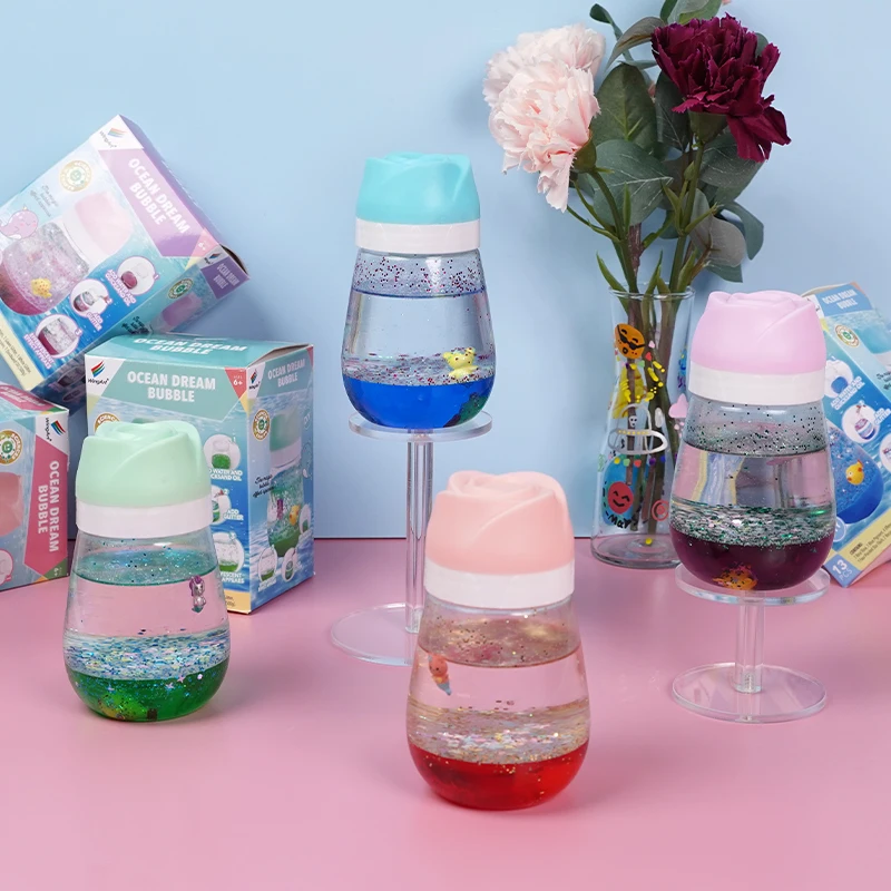 Latest Green Ocean Dream Bubble DIY Creative Paste Toys Kids Craft for Fun and Imagination