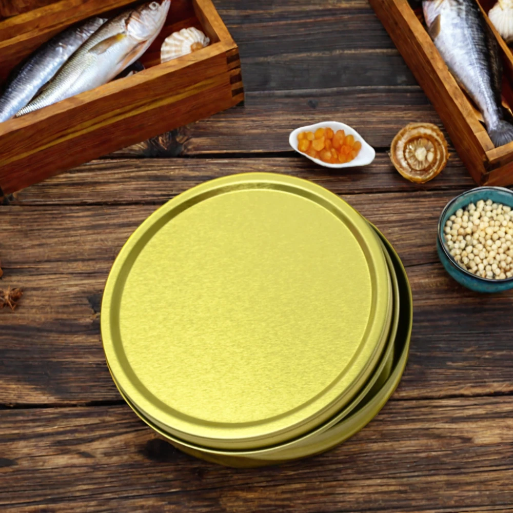 Caviare Box Premium Metal Cans for Convenient Storage and Presentation