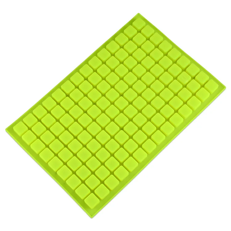 126 cavities Square Silicone Candy Molds Mini Silicone Mold for Hard Candy Chocolate Gummy Caramel Ganache Ice Cubes