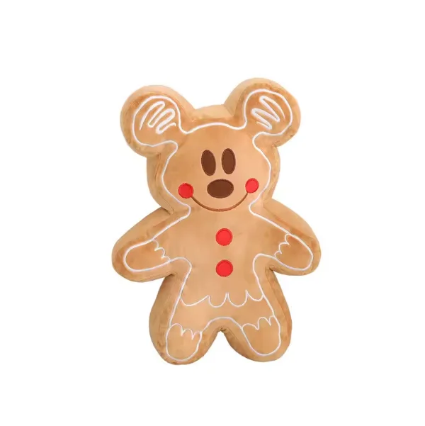 Hot selling plush Cute Gingerbread Man Doll soft stuffed cushion sofa Pillow car decoration pendant Cookie Man gift for baby