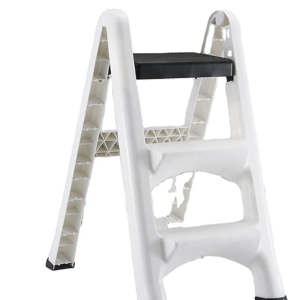 plastic folding 3 step stool HIGH PLASTIC FOLD STEP STOOL