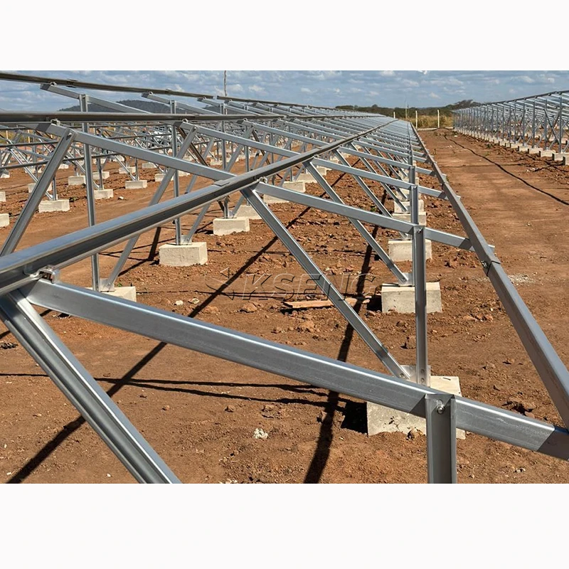 Kseng Zn Al Mg Coated Steel Ground Mount Solar Panel Racking System Solar Ground Bracket Kit for Solar Mounting Structure