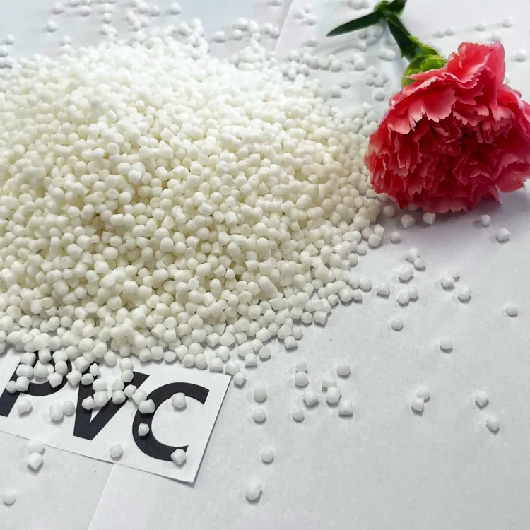 Spot aging resistance impact resistance PVC plug material particles injection grade high flow PVC flame retardant PVC particles