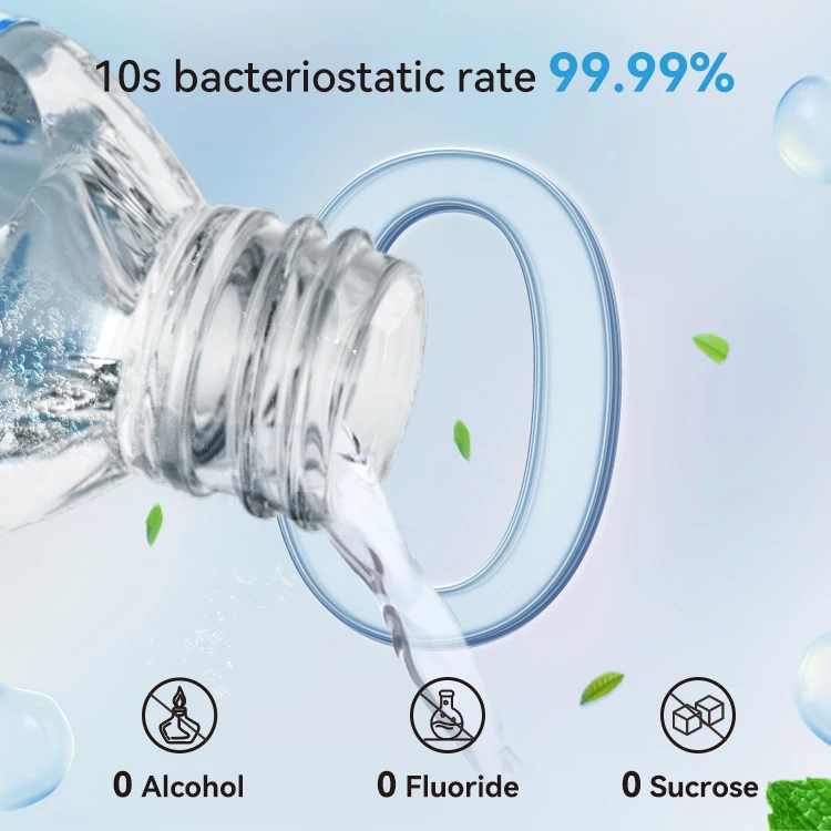 New Type Anti Bad Breath Cool Mint eco friendly mouthwash Daily Travel Use