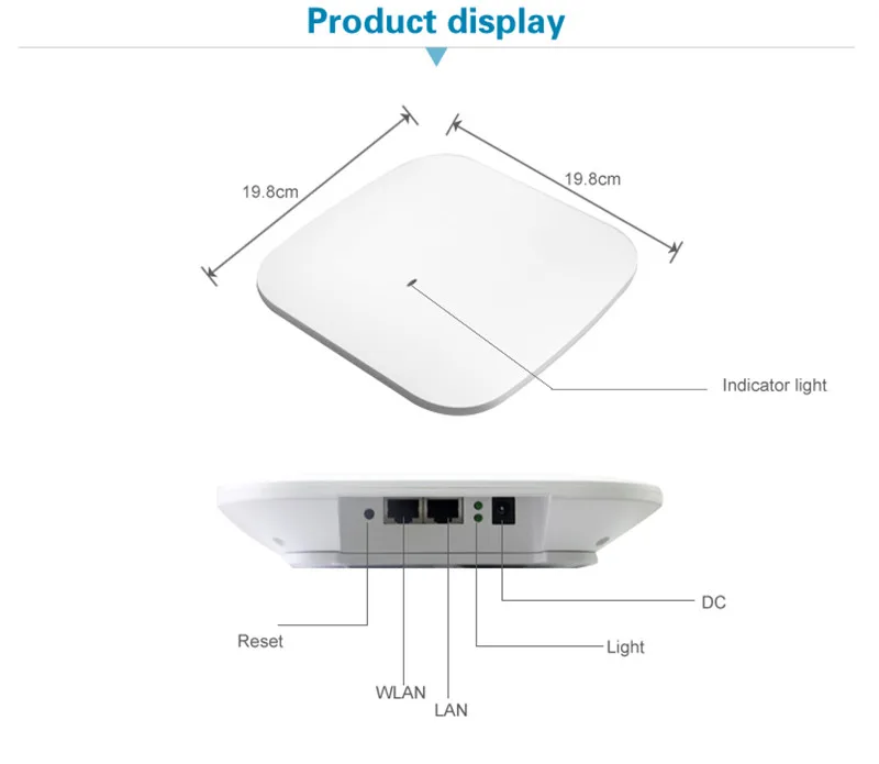Беспроводная точка доступа POE 300 м/точка Wi-Fi/маршрутизатор/Беспроводной ретранслятор/ Потолочная 11AC