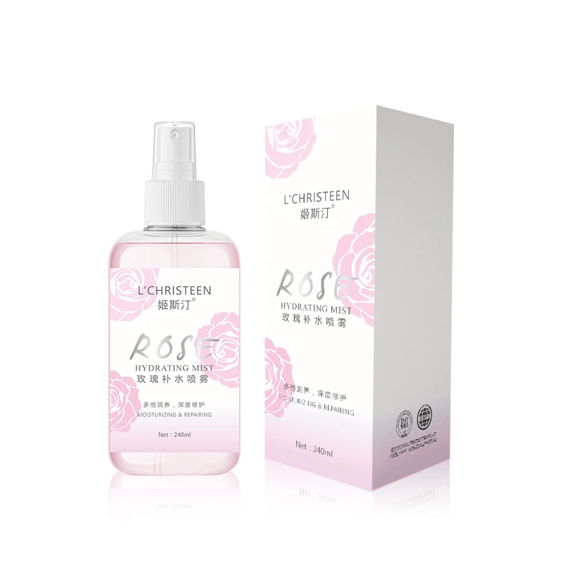 Hydrating Rosewater Facial Mist Oil Control Body Spray Skin Repairing Toner Morocco Rose Water