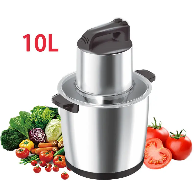 Мощная Мясорубка Fufu мощностью 10 л из нержавеющей стали мясорубка