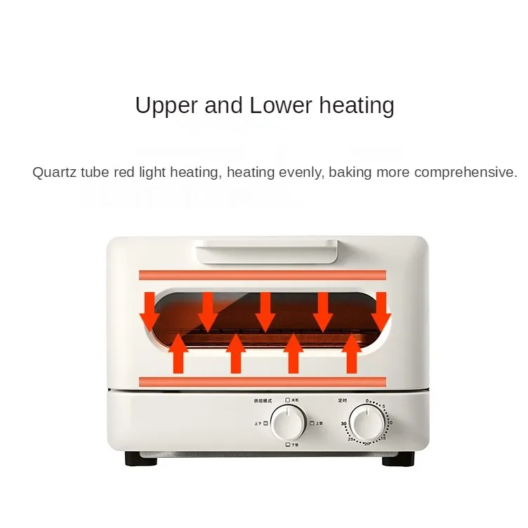 OEM/ODM Hot Sales 9L Mini Electric Baking Steam Toaster Oven With Automatic Power Off For Household