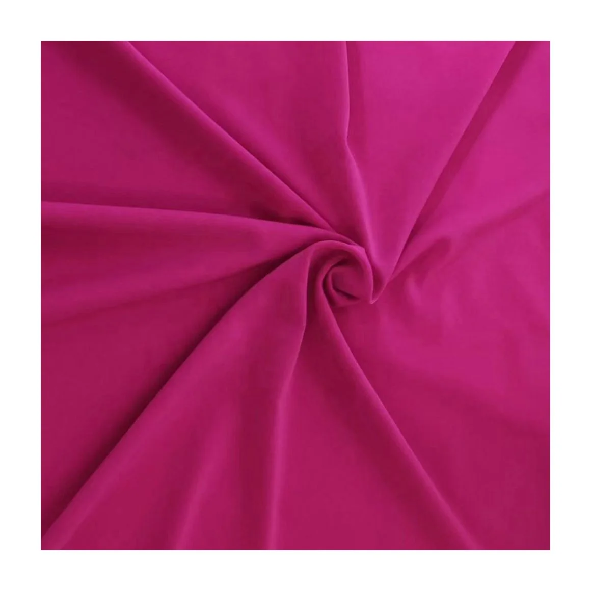 Double-sided polyester spandex elastic knitted dyed fabric