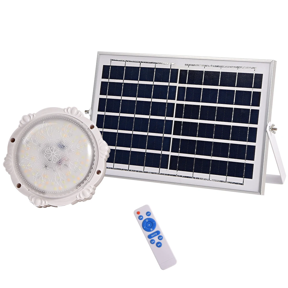Guangdong Factory 2021 New Product ABS indoor Led Solar Battery Ceiling Light for Home Garden Wall