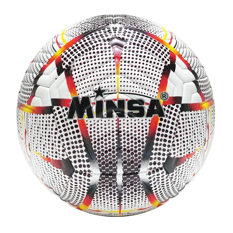 B7447 MINSA Professional Size 5 TPU Textured Thermal Bonded Molten Football Hot Sale Soccer Ball for Training and Match