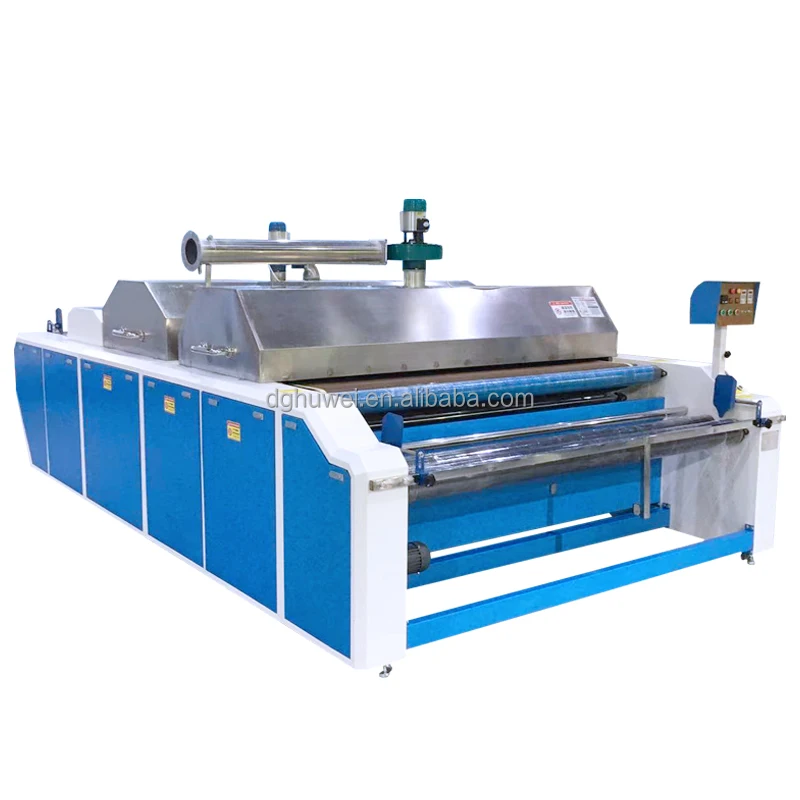 Industry Knitting Fabric Steam shrinking inspect machine Fabric heat setting stenter machine Steam shrinking inspection machine