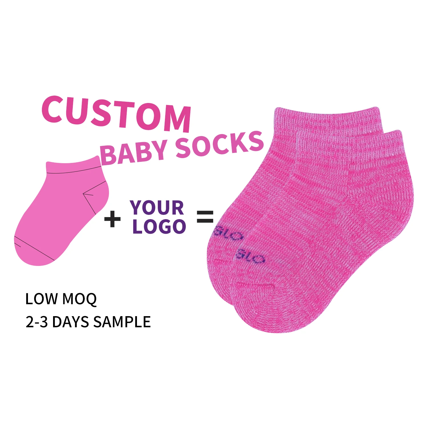 Breathable warm soft cozy winter kids socks organic cotton ribbed custom infant baby newborn girl boy socks