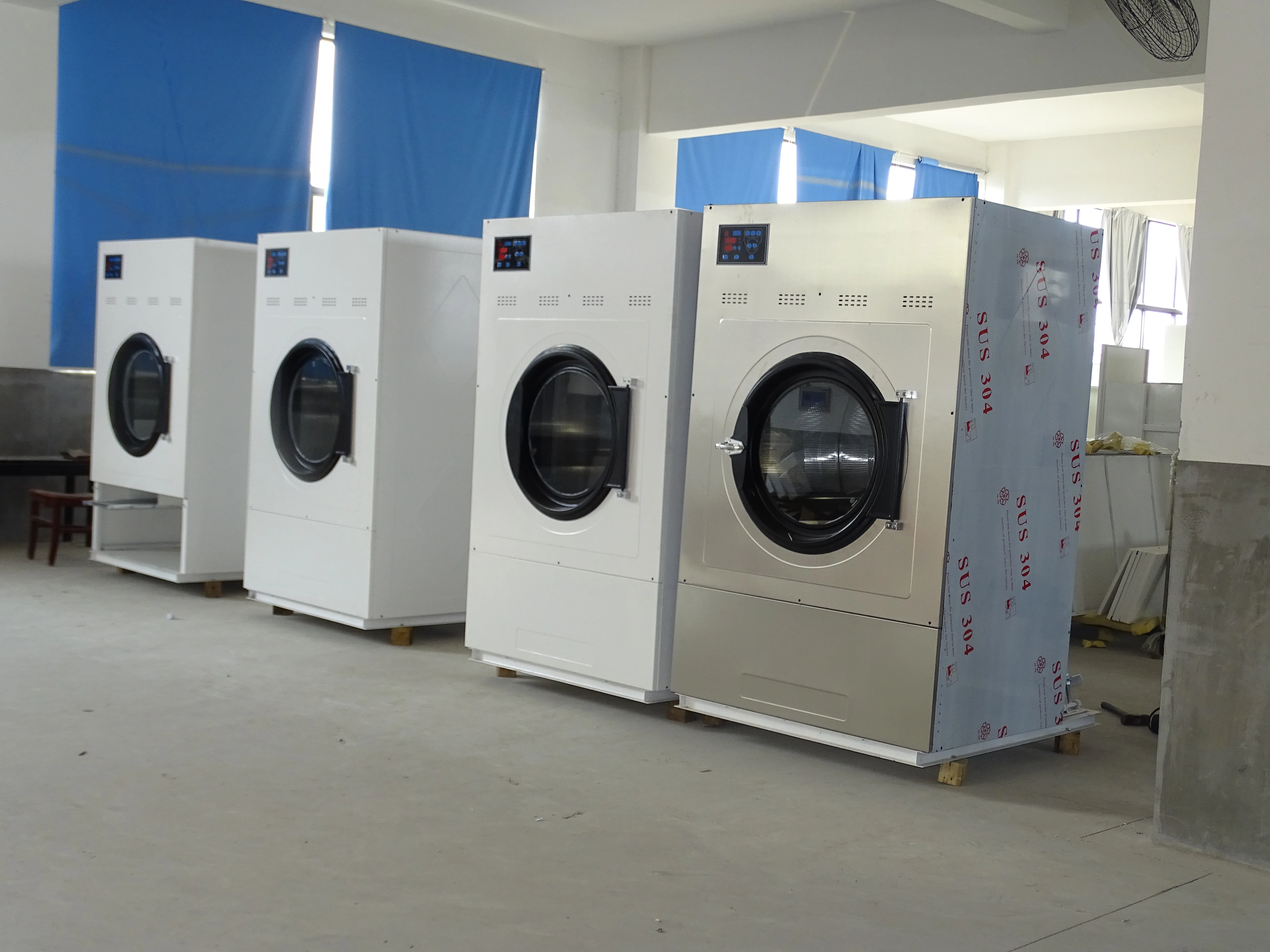 Wholesale Price Radiation Heating 25kg Capacity Industrial Tumble Dryer Industrial Steam Heated Stainless Steel Tumble Dryers
