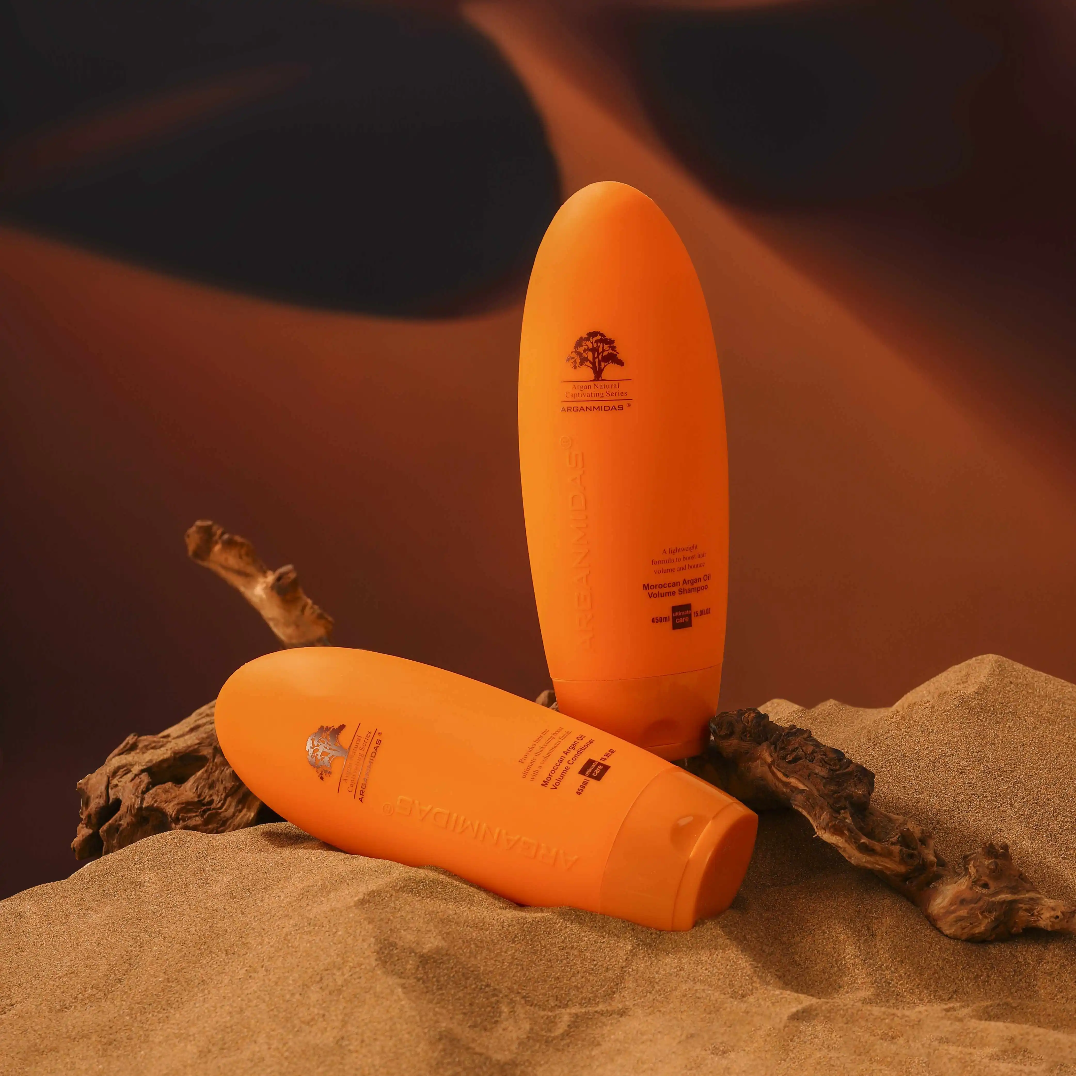 Arganmidas Organic Volumizing Hair Shampoo Natural Formula Nourishes Hair Shampoo for boost hair volume and bounce