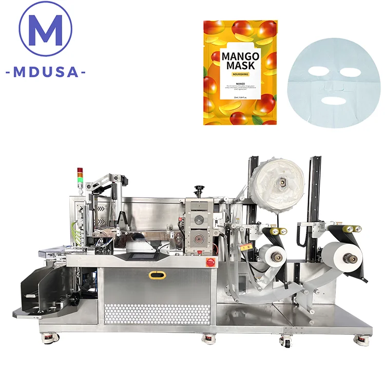 Automatic cutting, folding, and bagging machine for gauze folding machine 4 side sealing packing machine