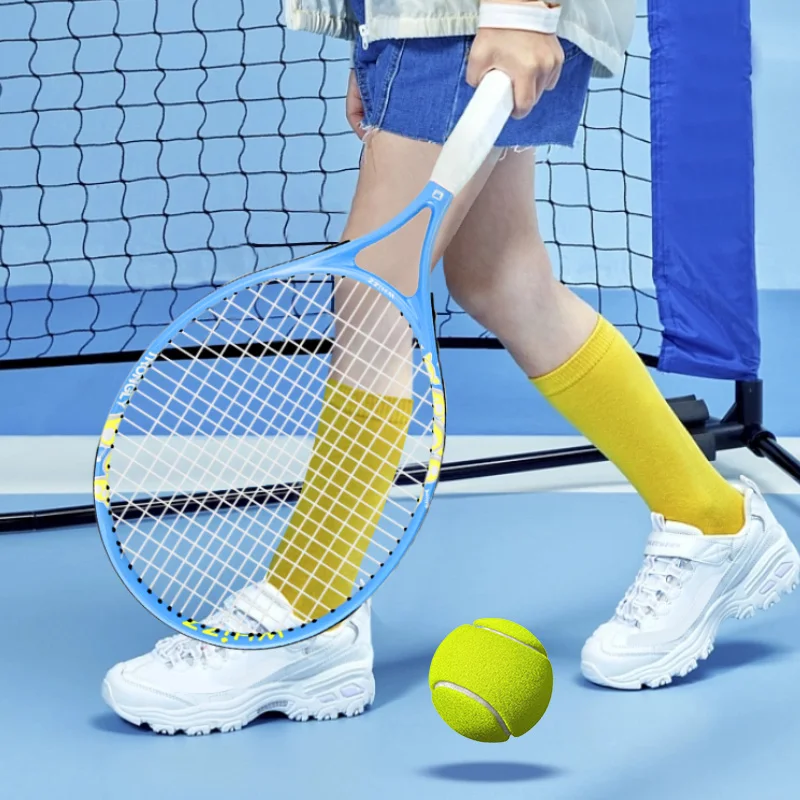 Factory Wholesale Oem Kids Aluminum Junior Tennis Racket for Training Skill  23  Inch tennis racket