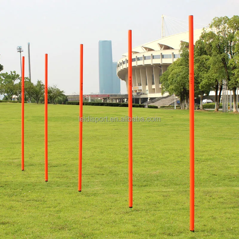 wholesale Plastic Slalom Pole Agility Training Soccer Football Athletic Sports Equipment 33mm