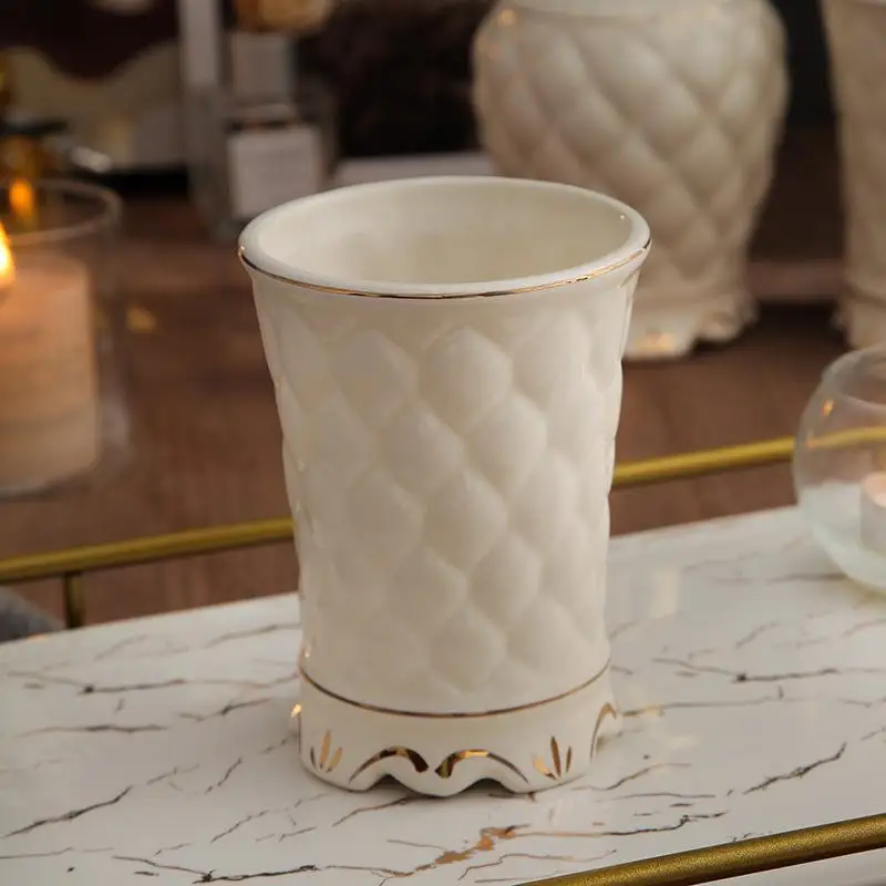 Luxury New Design White Ceramic Bathroom Accessories Sets For Hotel Household Bathroom Sets for sale