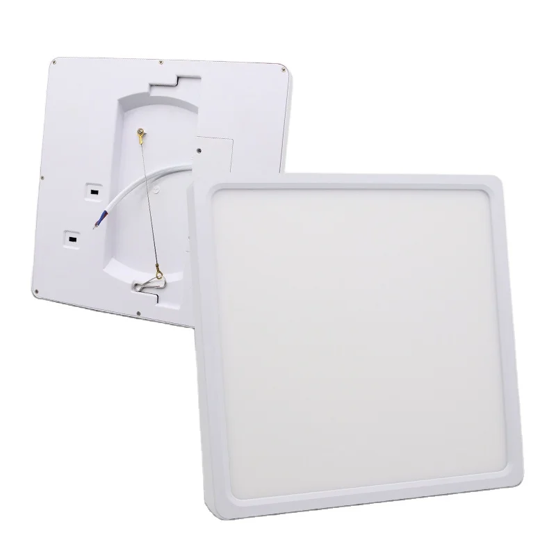 Modern Home Office Ultra-Thin LED Panel Ceiling Light New Radar Sensor Multi-Function Surface Mounted Square Design Middle Sizes