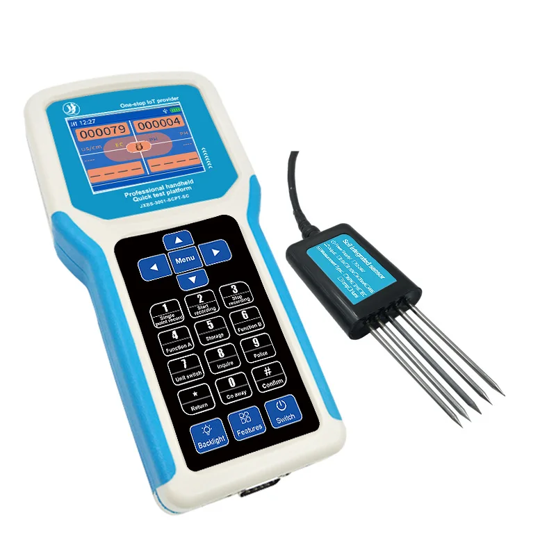 Soil high speed measurement npk tester,soil npk handheld soil rapid test transmitter analyzer