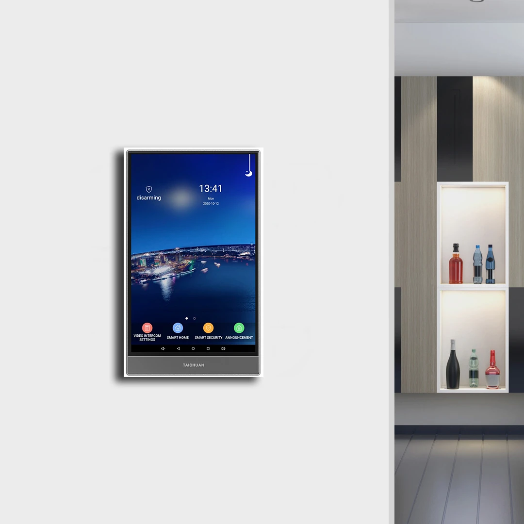 CE RoHS видеодомофон Android с сенсорным экраном дистанционный SIP
